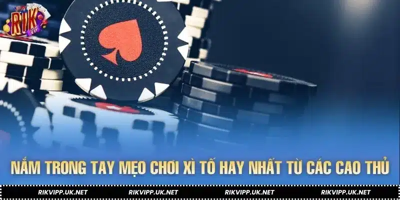Nắm trong tay mẹo chơi xì tố hay nhất từ các cao thủ